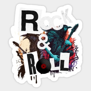 Rock and Roll Sticker